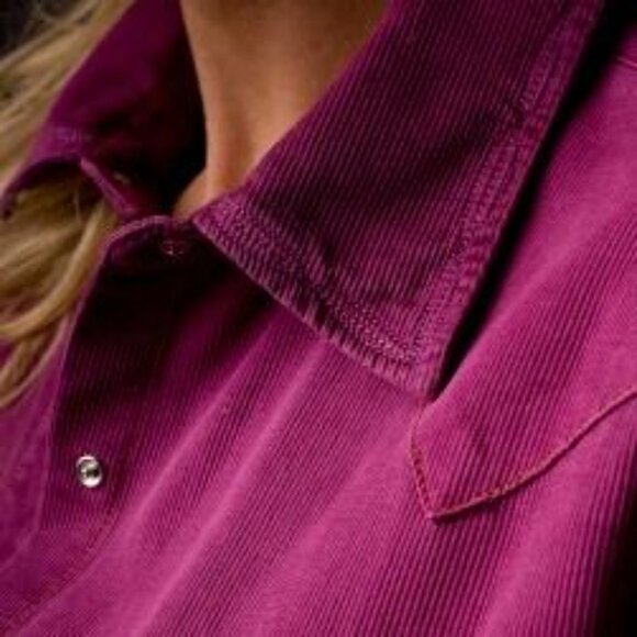 Ryan Michael Brown Cord Shirt M1027b - Picture 5 of 7